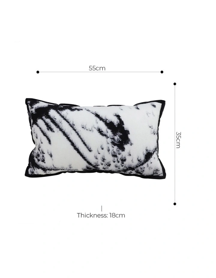 SOGA 2X 35cm Throw Pillow Black and White Leopard Thick Premium Polyester Fiber for Home Decor image 5