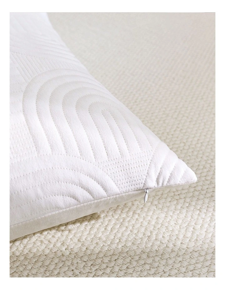 SOGA 2 Pack White Textured Geometric Accent Throw Pillow 30cm image 7