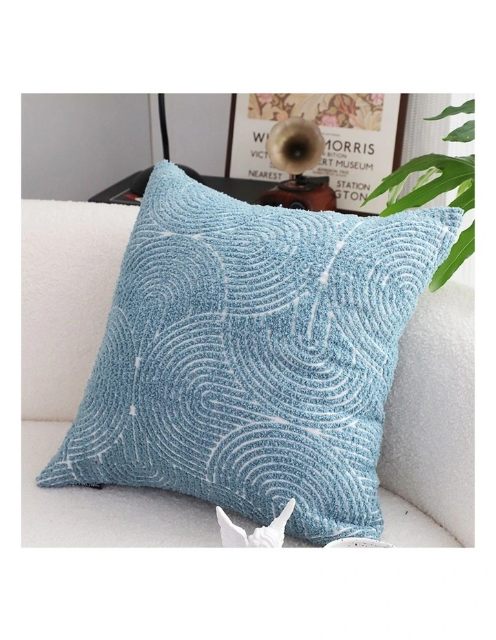 SOGA 2X 50cm Blue Throw Pillow Geometric Indoor and Outdoor Corded for Home Decor image 3