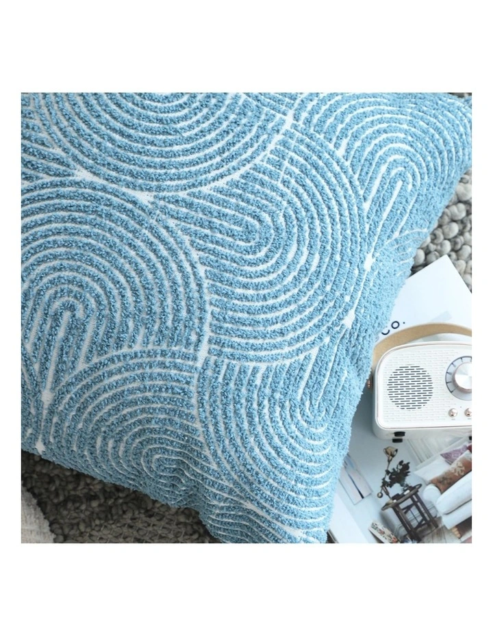SOGA 2X 50cm Blue Throw Pillow Geometric Indoor and Outdoor Corded for Home Decor image 4