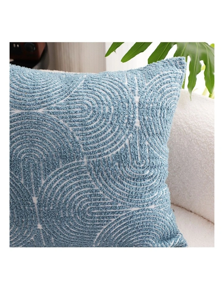 SOGA 2X 50cm Blue Throw Pillow Geometric Indoor and Outdoor Corded for Home Decor image 6