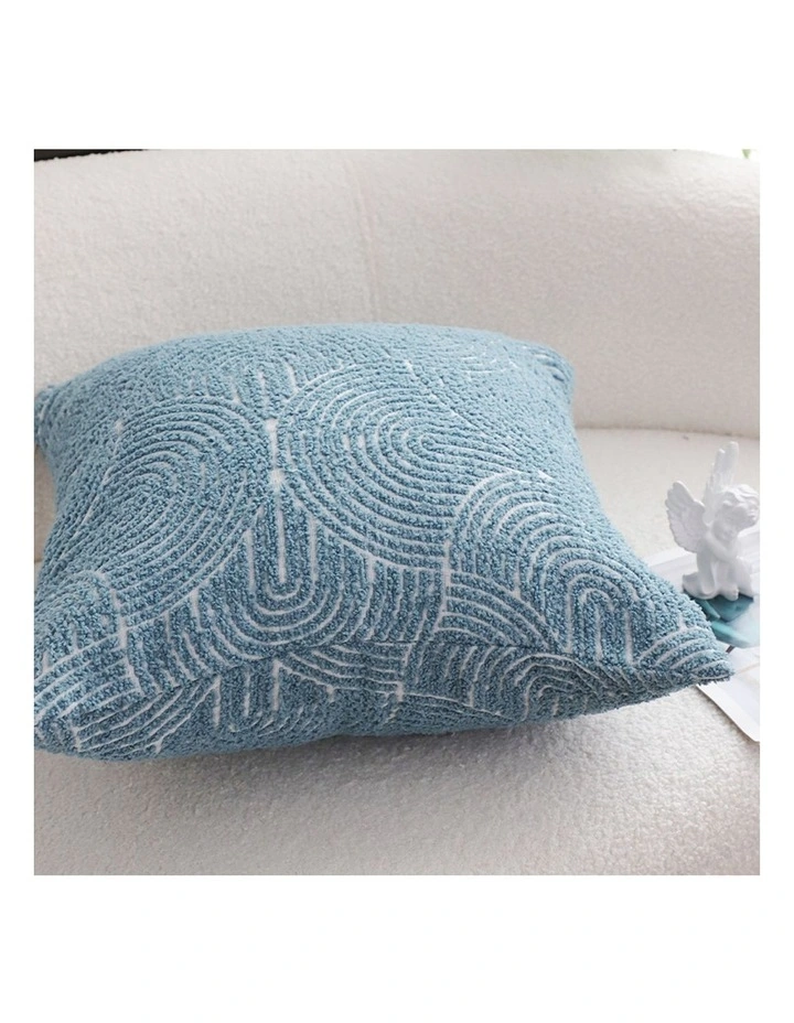 SOGA 2X 50cm Blue Throw Pillow Geometric Indoor and Outdoor Corded for Home Decor image 7
