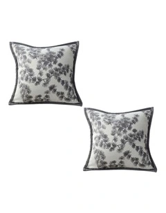 SOGA 2X 45cm Decorative Throw Pillow Off White Branch Pattern Cushion
