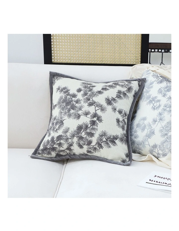 SOGA 2X 45cm Decorative Throw Pillow Off White Branch Pattern Cushion image 5