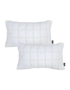 SOGA 2 Pack Boho Tufted Tassel White Brown Cushion Cover 45cm