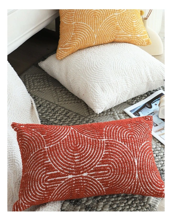 SOGA 2X 35cm Throw Pillow Burgundy Cinnabar Perfect Burnt Indoor and Outdoor Corded for Home Decor image 7