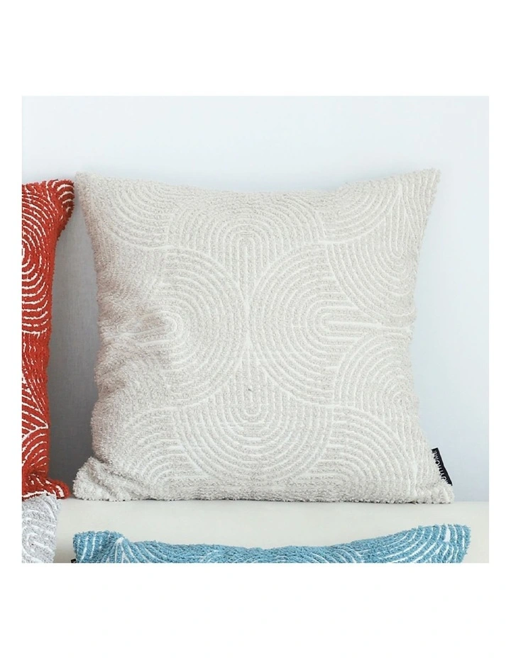 SOGA 2X 50cm Throw Pillow Off White Lumbar Embroidered Decorative Cover Stitch for Home Decor image 5