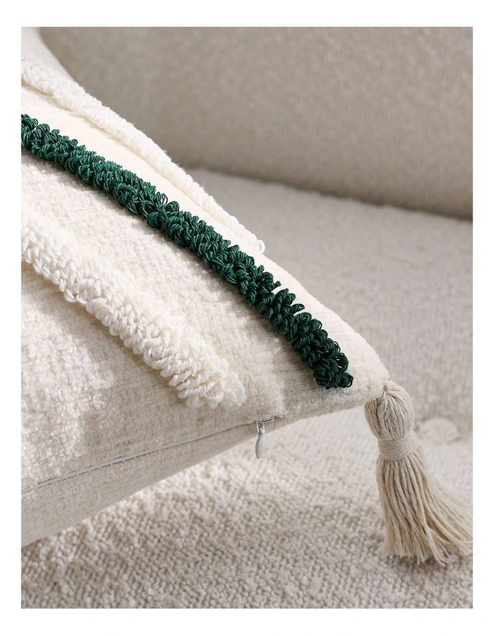 SOGA 2 Pack Boho Tufted Tassel Cushion Cover 45cm image 6