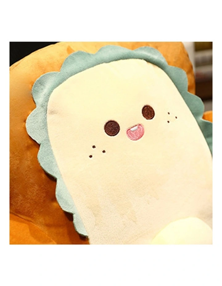 SOGA 2X 48cm Toast Bread Face Plush Cushion Car Seat Back Support Pillow image 4