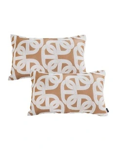 SOGA 2 Pack Black Gold Wicker Basket Floral Embroidered Throw Pillow 45cm