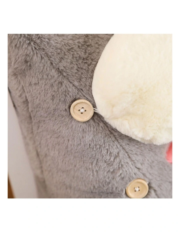 SOGA Grey Star Cloud Cushion Plush Lumbar Support Pillow Decor image 5