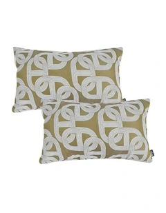 SOGA 2 Pack Cream Boucle Fluffy Throw Pillow 30cm