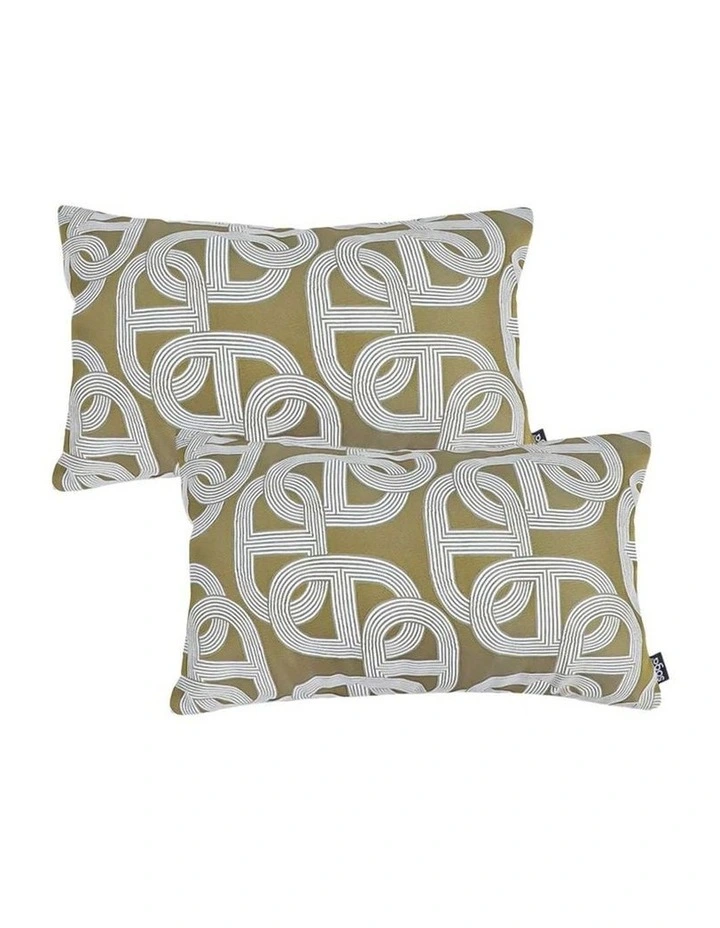 SOGA 2 Pack Cream Boucle Fluffy Throw Pillow 30cm image 1