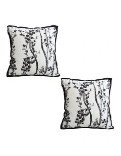 SOGA 2X 50cm Throw Pillow Botanical and Modern Elegant for Home Decor