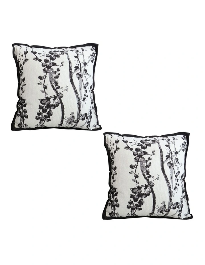 SOGA 2X 50cm Throw Pillow Botanical and Modern Elegant for Home Decor image 1