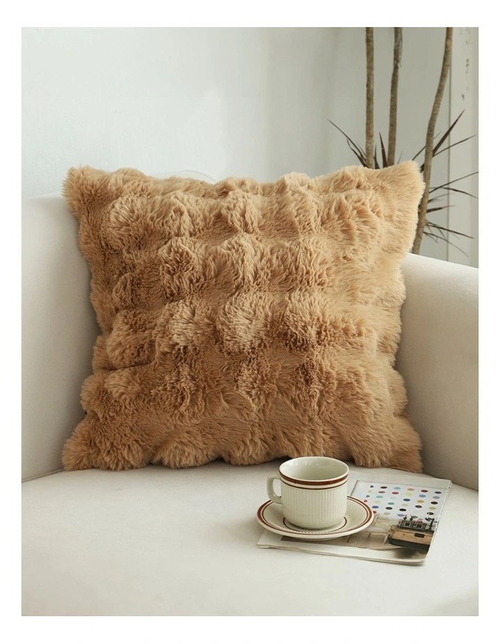 SOGA 2X 50cm Throw Pillow Coffee with Rabbit  Square Cushion for Living Room Home Decor image 2