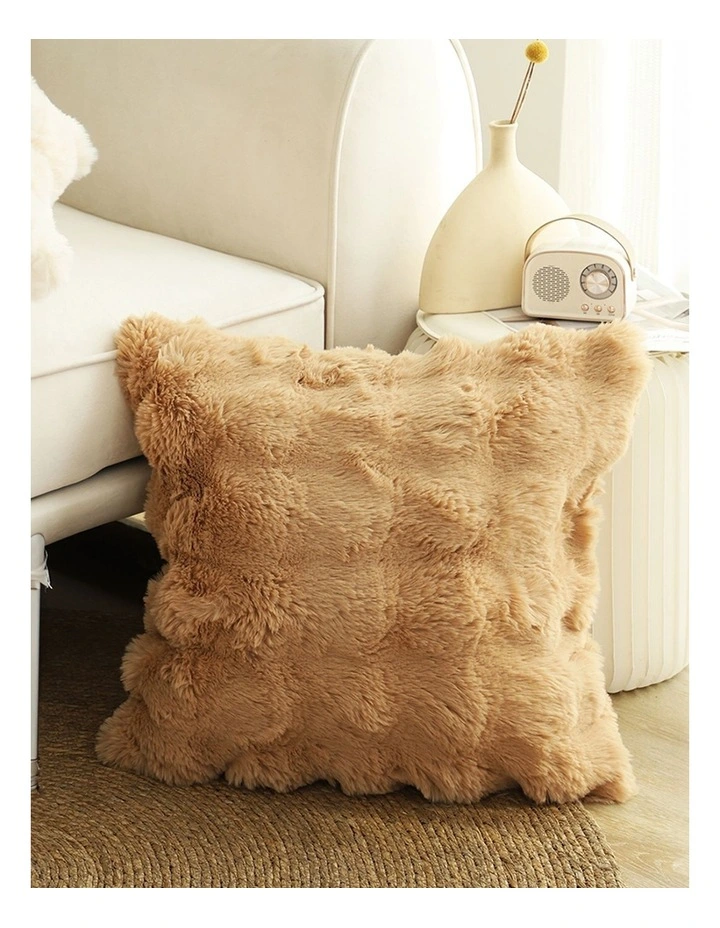 SOGA 2X 50cm Throw Pillow Coffee with Rabbit  Square Cushion for Living Room Home Decor image 3