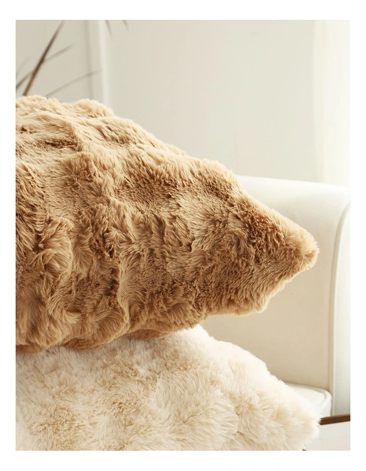 SOGA 2X 50cm Throw Pillow Coffee with Rabbit  Square Cushion for Living Room Home Decor image 4