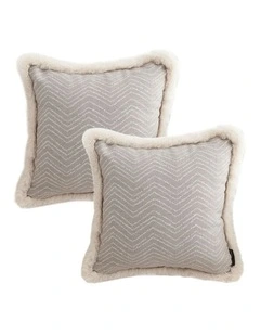 SOGA 2X 45cm Wabi-sabi Herringbone Square Throw Pillow