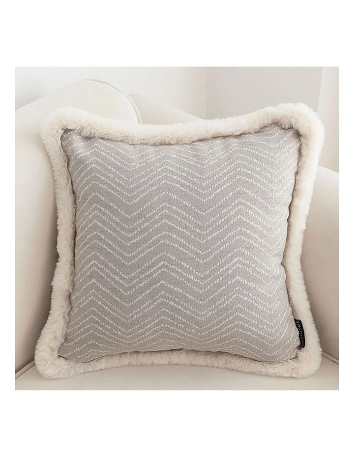 SOGA 2X 45cm Wabi-sabi Herringbone Square Throw Pillow image 2