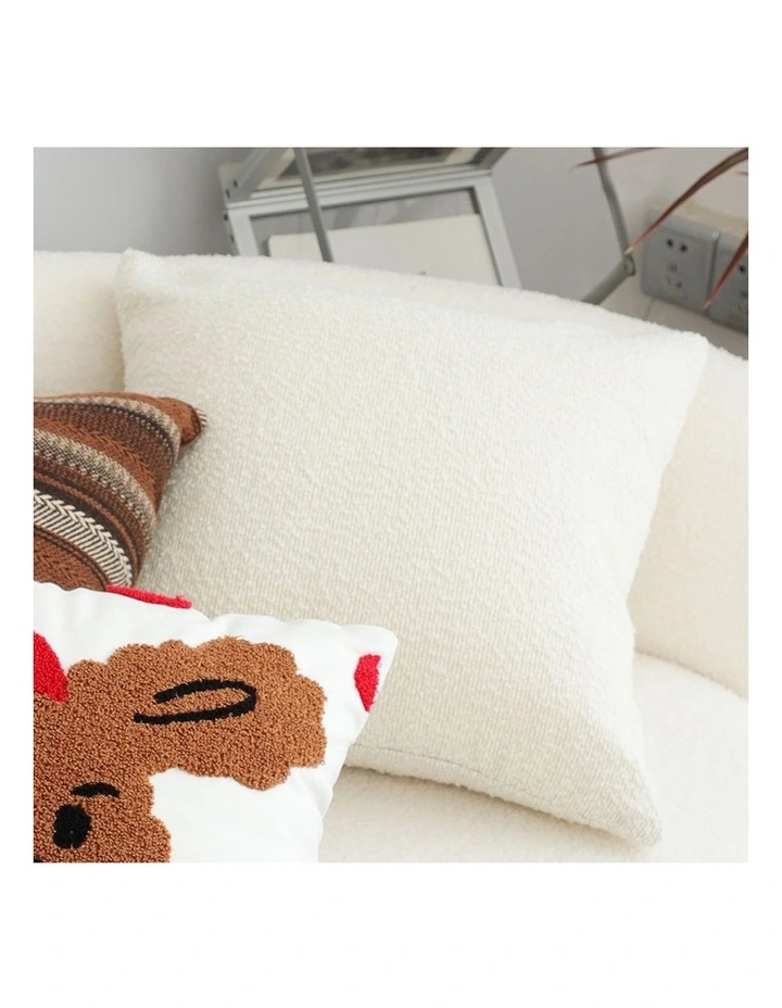 SOGA 50cm White Throw Pillow Premium Polyester Fiber and Cotton for Home Decor image 7