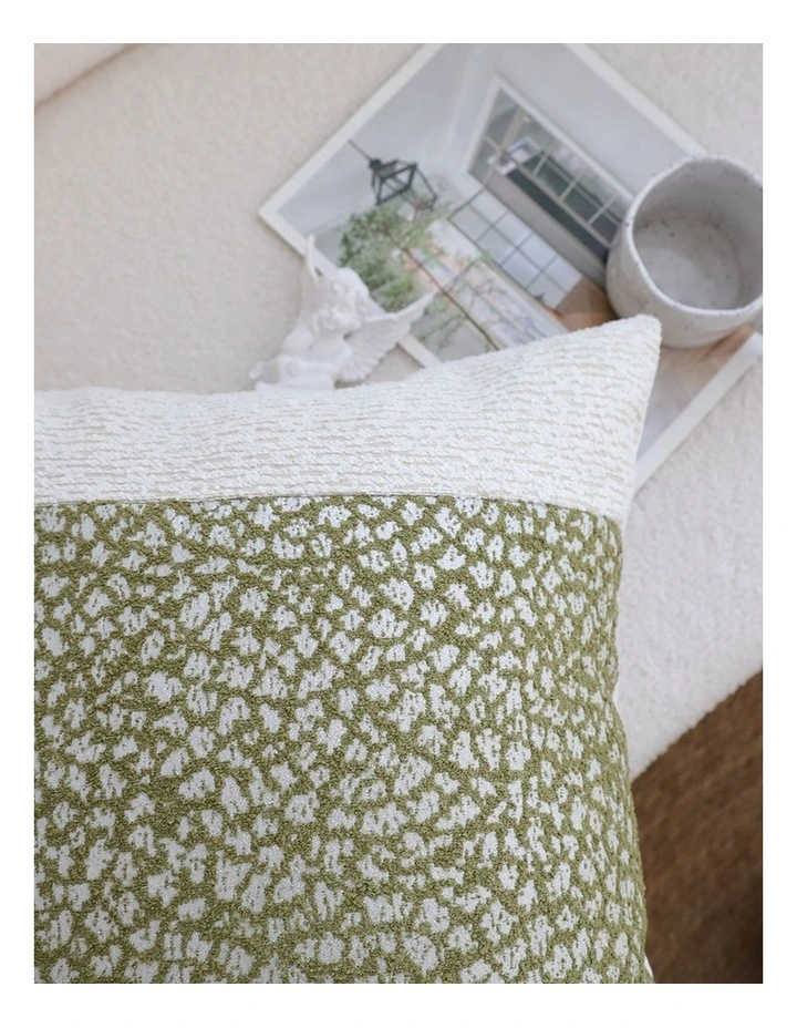 SOGA 2 Pack Green Beige French Style Tufted Seat Cushion 50x50x18cm image 3