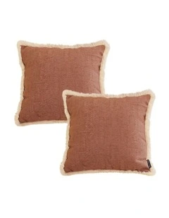 SOGA 2X 45cm Square Vintage Decorative Cover with Beautiful Made Throw Pillow