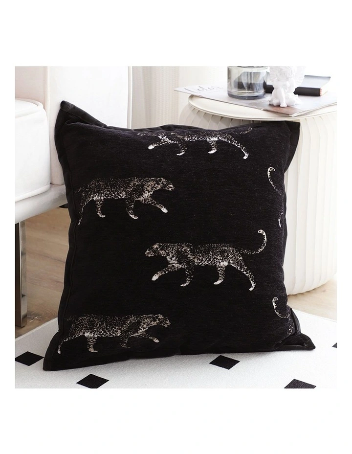 SOGA 2X 50cm Black Throw Pillow Elegant Decorative Cushion Living Room Modern Home Decor image 4