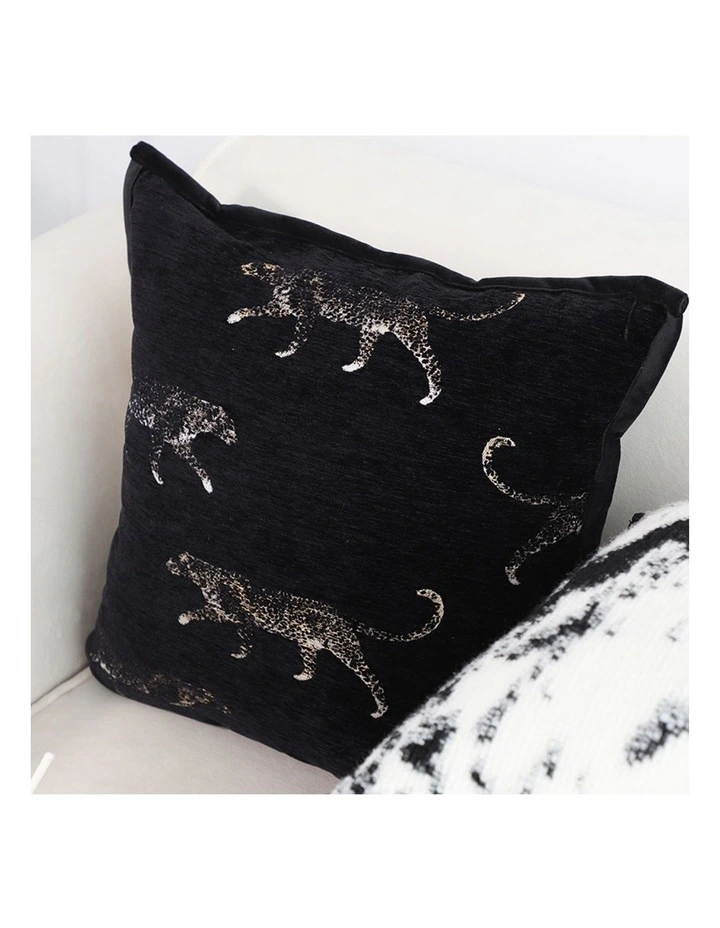 SOGA 2X 50cm Black Throw Pillow Elegant Decorative Cushion Living Room Modern Home Decor image 7