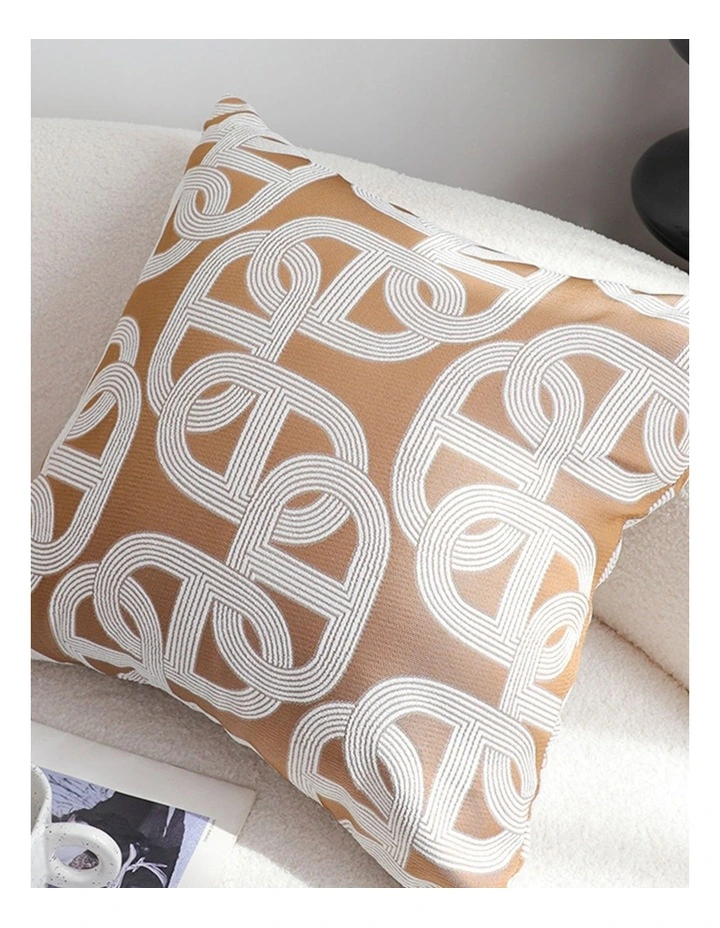SOGA 2 Pack Artistic Camel Geometric Throw Pillow 50cm image 2