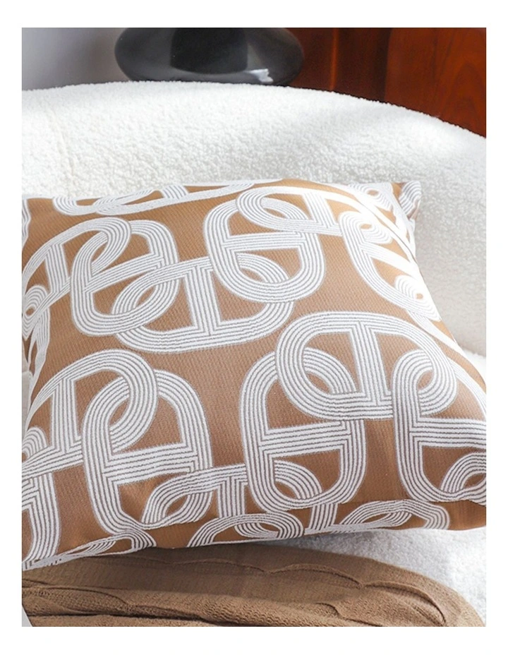 SOGA 2 Pack Artistic Camel Geometric Throw Pillow 50cm image 3