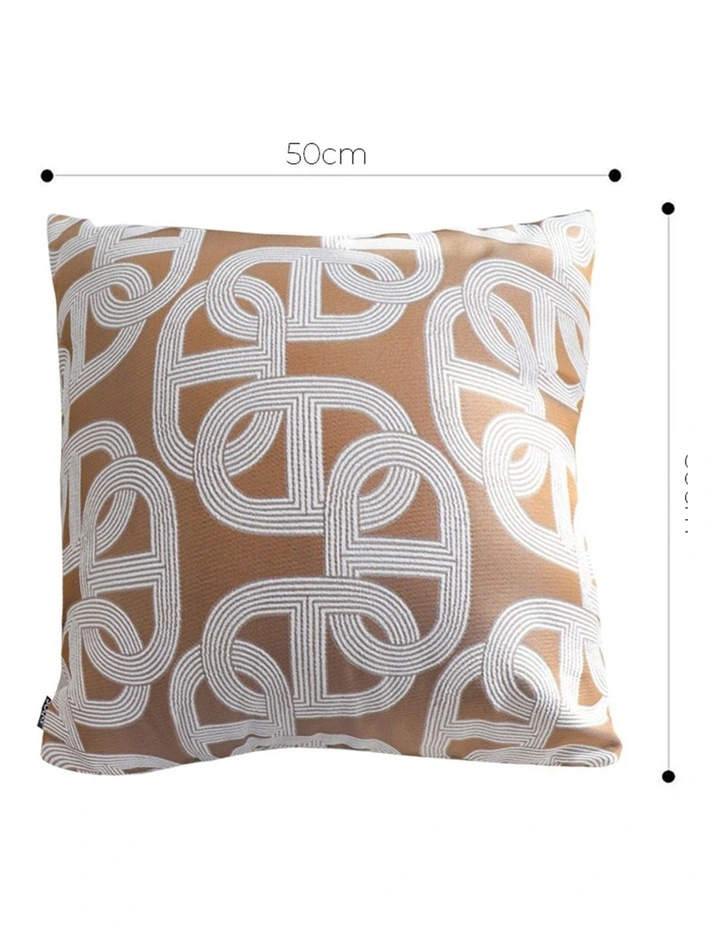 SOGA 2 Pack Artistic Camel Geometric Throw Pillow 50cm image 4