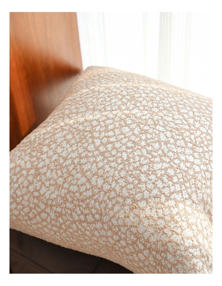 SOGA 2 Pack Beige French Cushion 50x50x18cm image 3