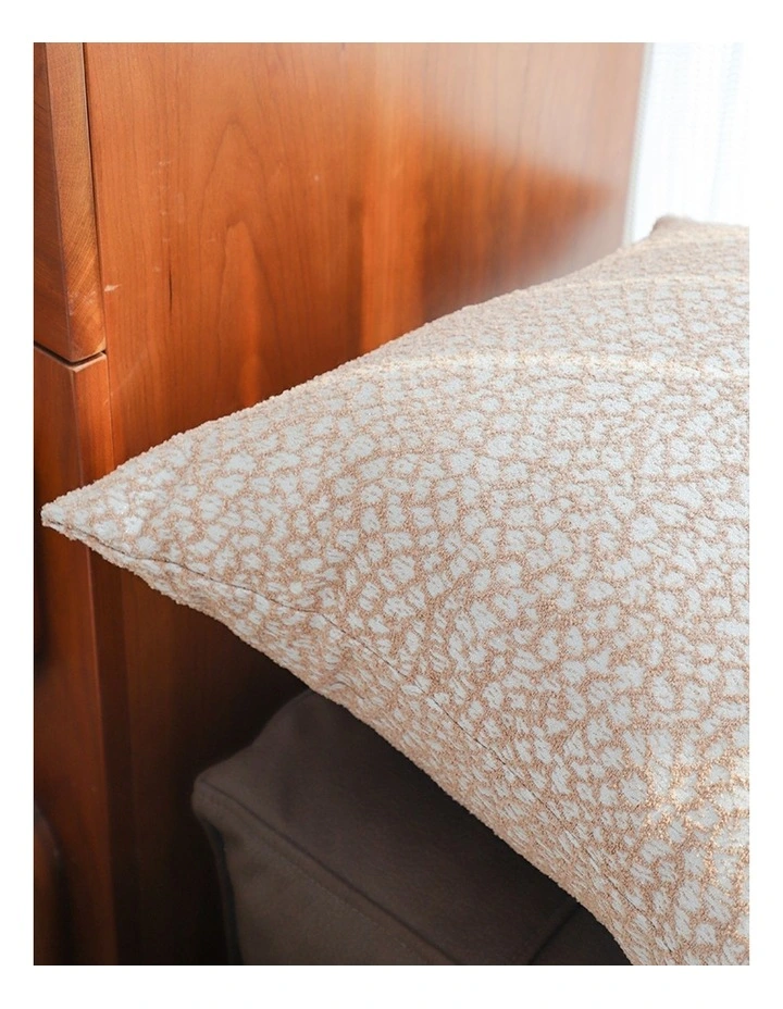 SOGA 2 Pack Beige French Cushion 50x50x18cm image 4