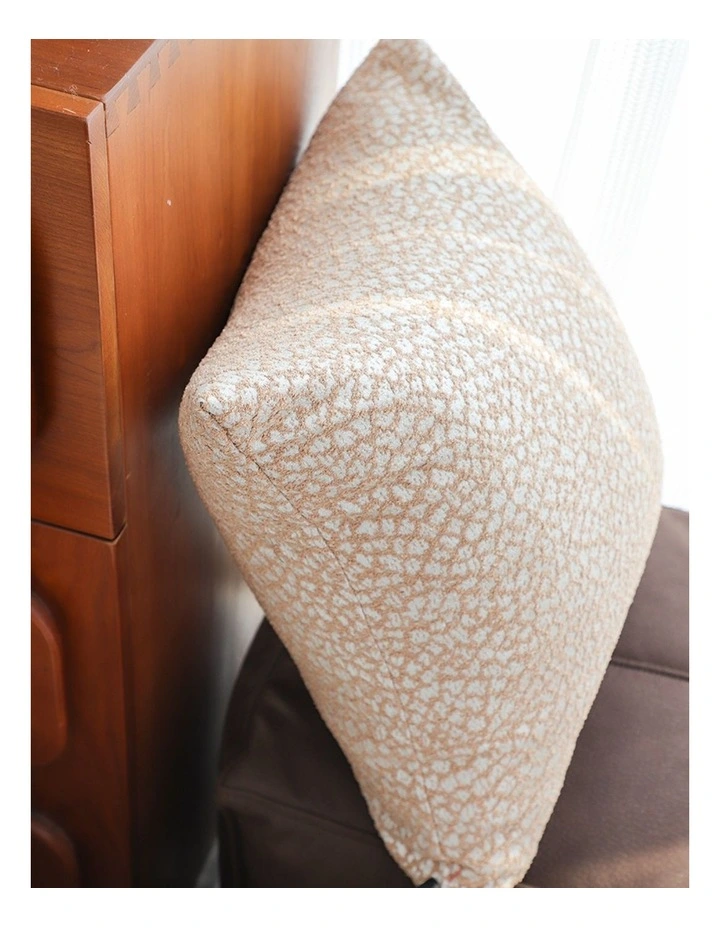 SOGA 2 Pack Beige French Cushion 50x50x18cm image 7