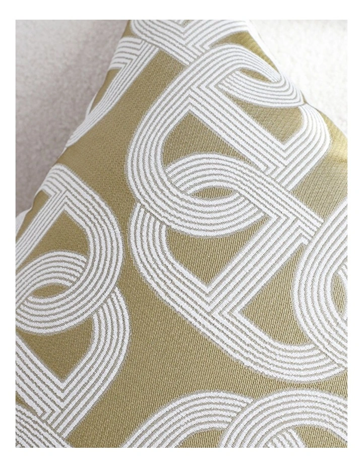 SOGA 2 Pack Artistic Olive Geometric Throw Pillow 50cm image 7