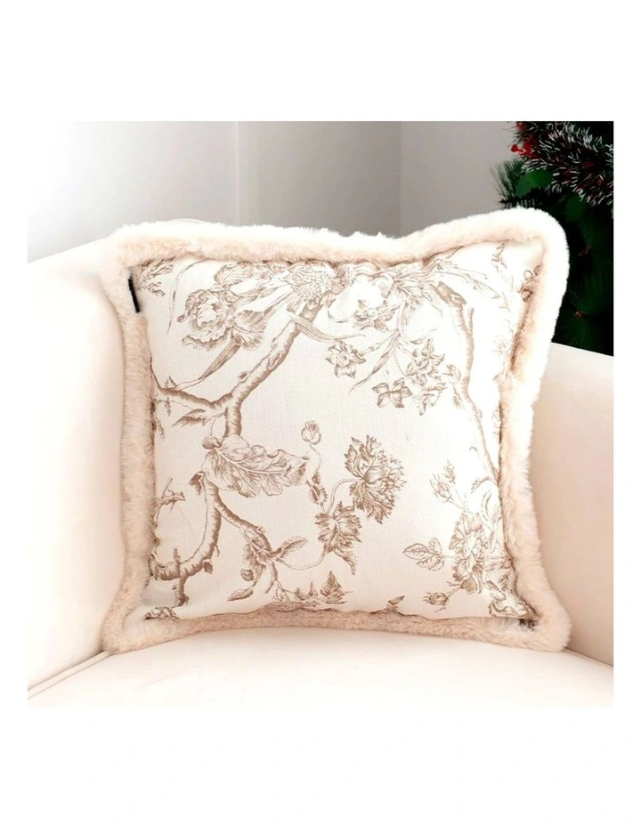 SOGA 2X 50cm Light Luxury French Style Printed Plush Pillow Set Throw Pillow image 3