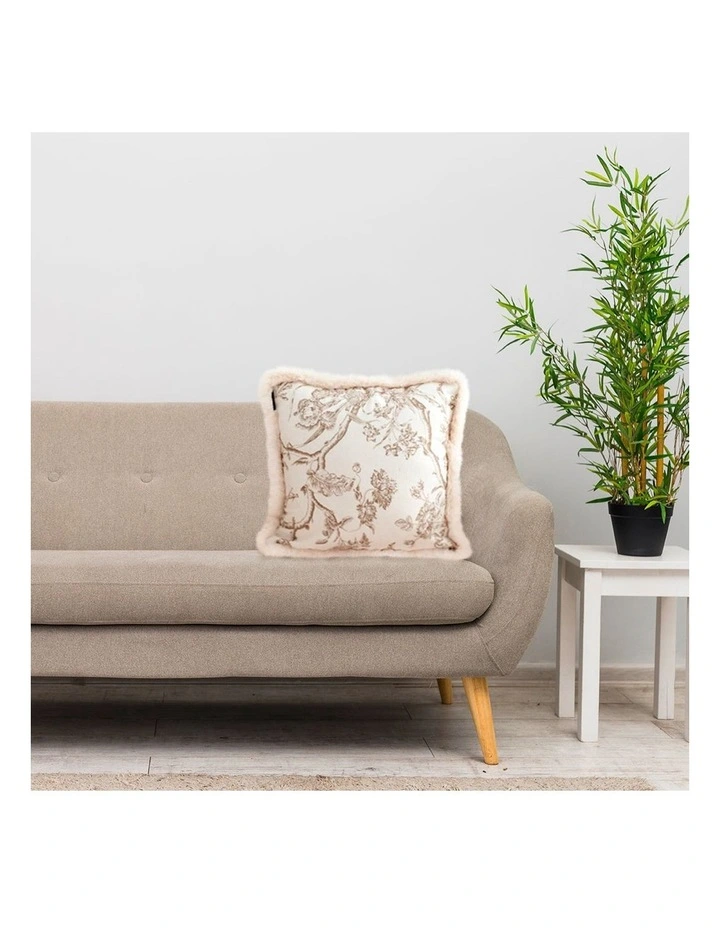 SOGA 2X 50cm Light Luxury French Style Printed Plush Pillow Set Throw Pillow image 6