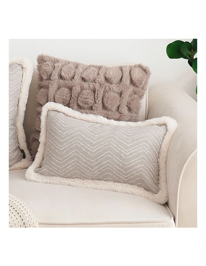 SOGA 2X 30cm Wabi-sabi Cushion Herringbone Lumbar Throw Pillow image 3