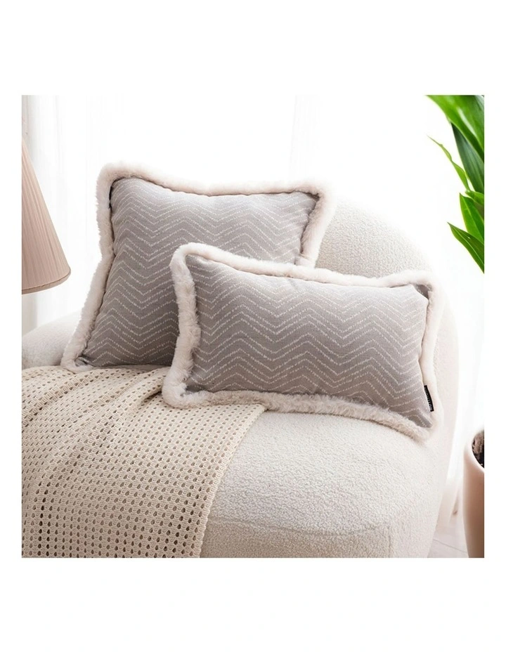 SOGA 2X 30cm Wabi-sabi Cushion Herringbone Lumbar Throw Pillow image 4