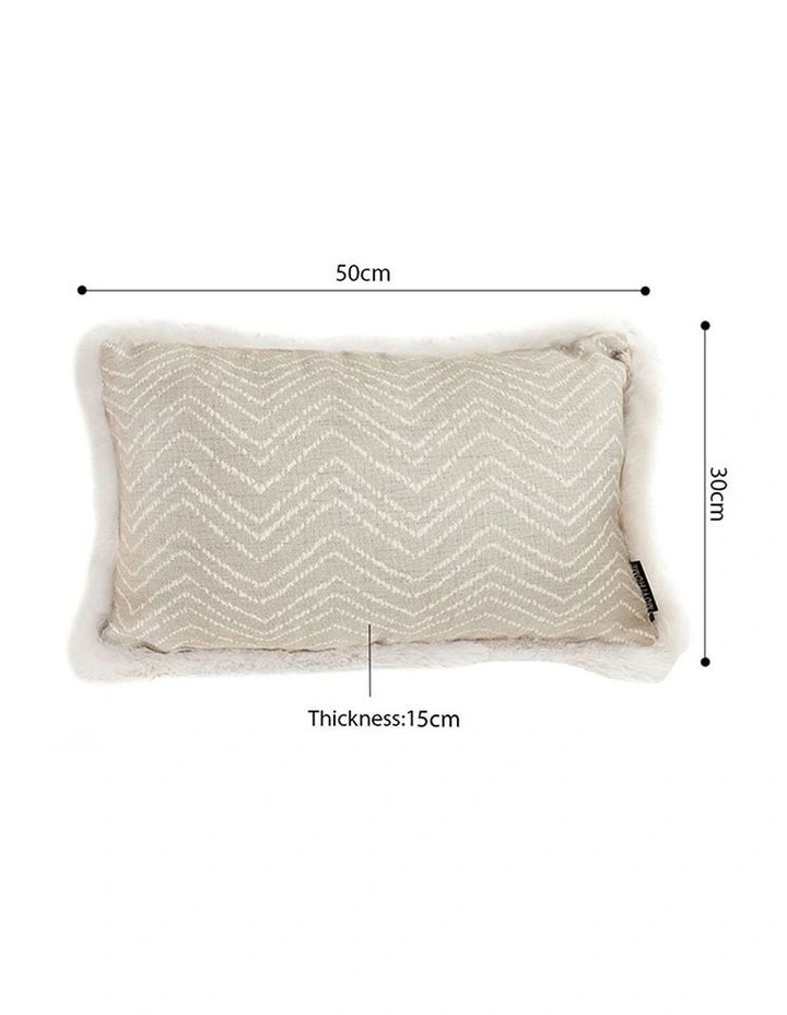 SOGA 2X 30cm Wabi-sabi Cushion Herringbone Lumbar Throw Pillow image 5