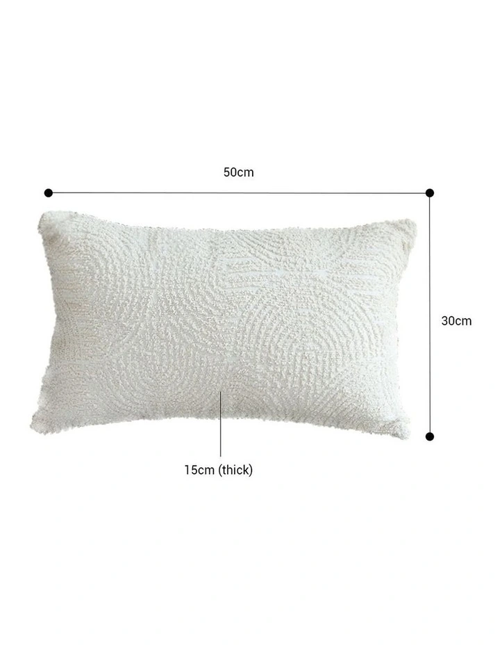 SOGA 2X 35cm Lumbar Pillow Embroidered Decorative Linen Cover Stitch Story Throw Pillow image 2