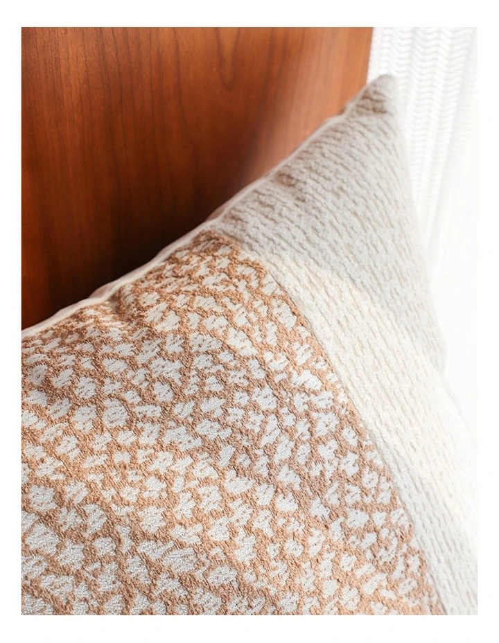SOGA 2 Pack Beige Cotton Blend Cushion 35x55x18cm image 7