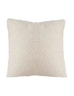SOGA 2 Pack Beige Quilted Grid Throw Pillow 30cm