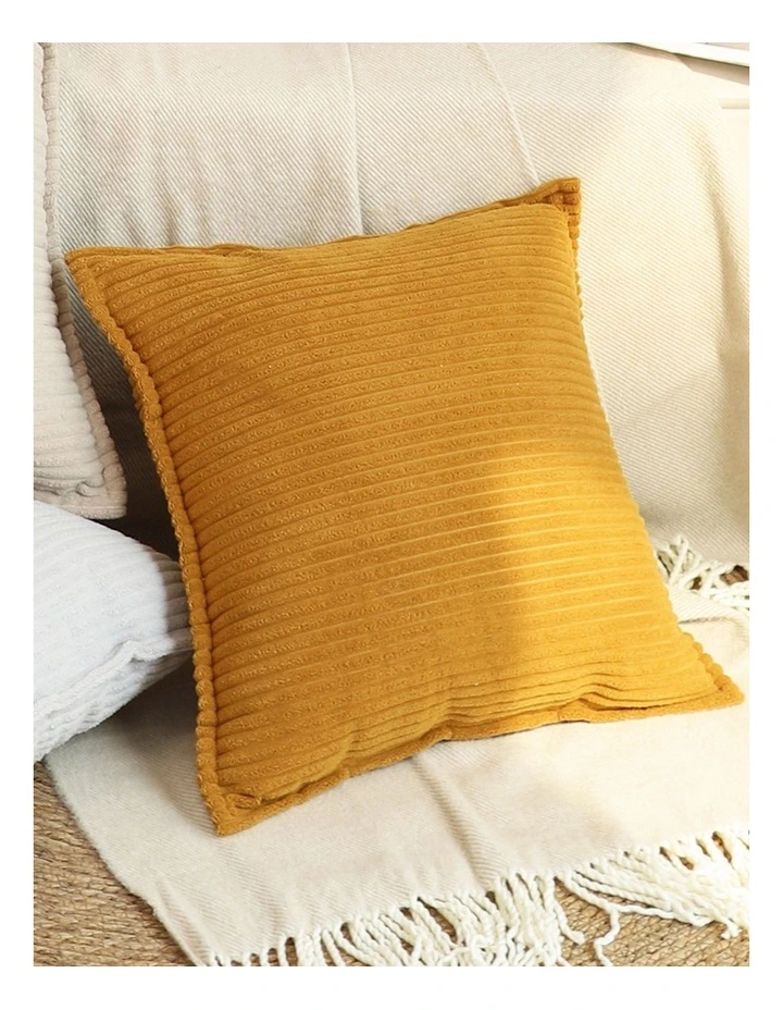 SOGA 2X 50cm Throw Pillow Mustard Wabi Sabi Arches Indoor and Outdoor Kavka for Home Decor image 6