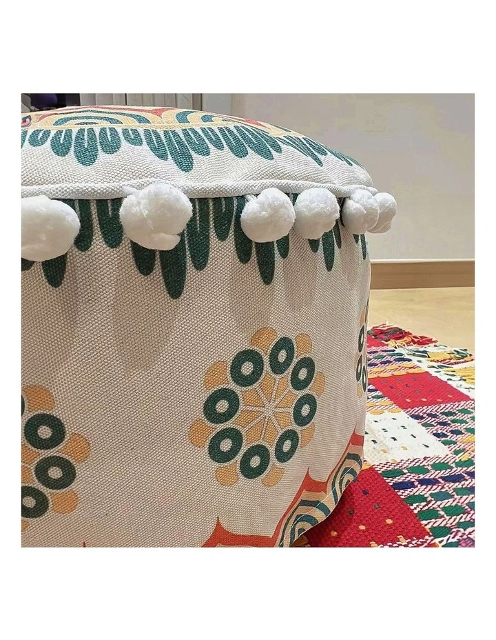 SOGA 50cm Ultra-Comfort Polyester-Cotton Cushion with EPP Particle Support, Home Decor image 4