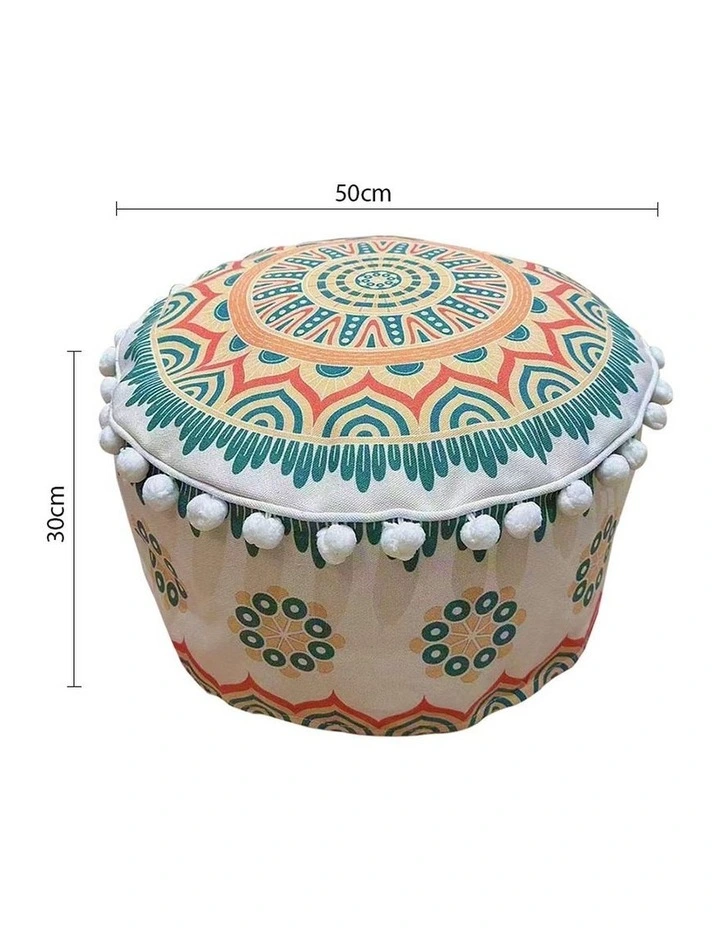 SOGA 50cm Ultra-Comfort Polyester-Cotton Cushion with EPP Particle Support, Home Decor image 7