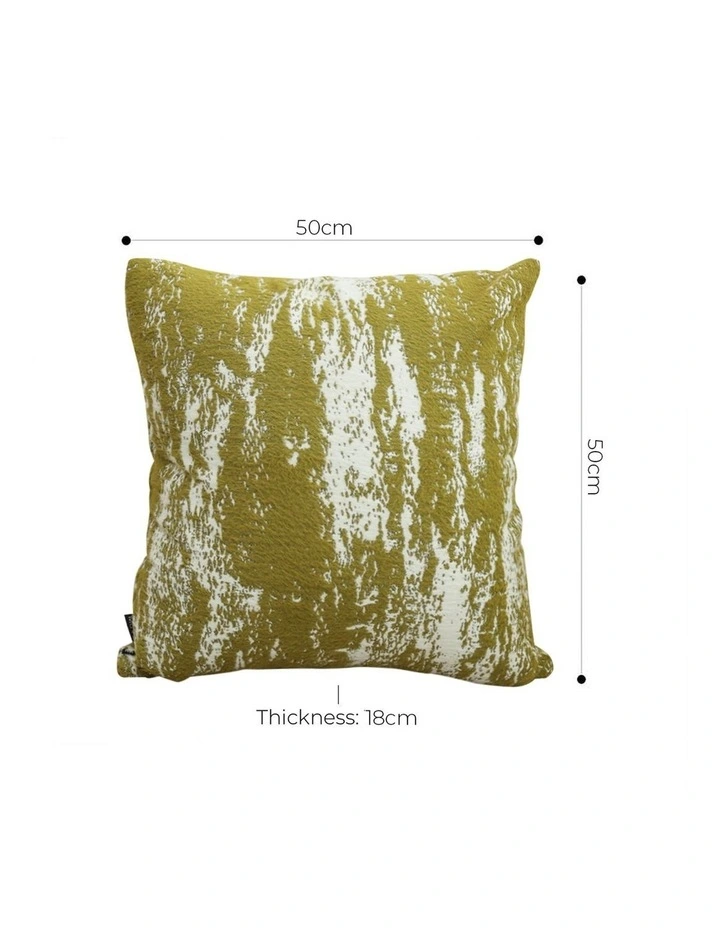 SOGA 2X 50cm Throw Pillow White and Olive Green Plush Polyester Fiber and Cotton for Home Decor image 5