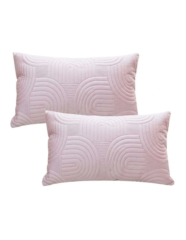 SOGA 2 Pack Grey White Abstract Swirl Throw Pillow 50cm image 1