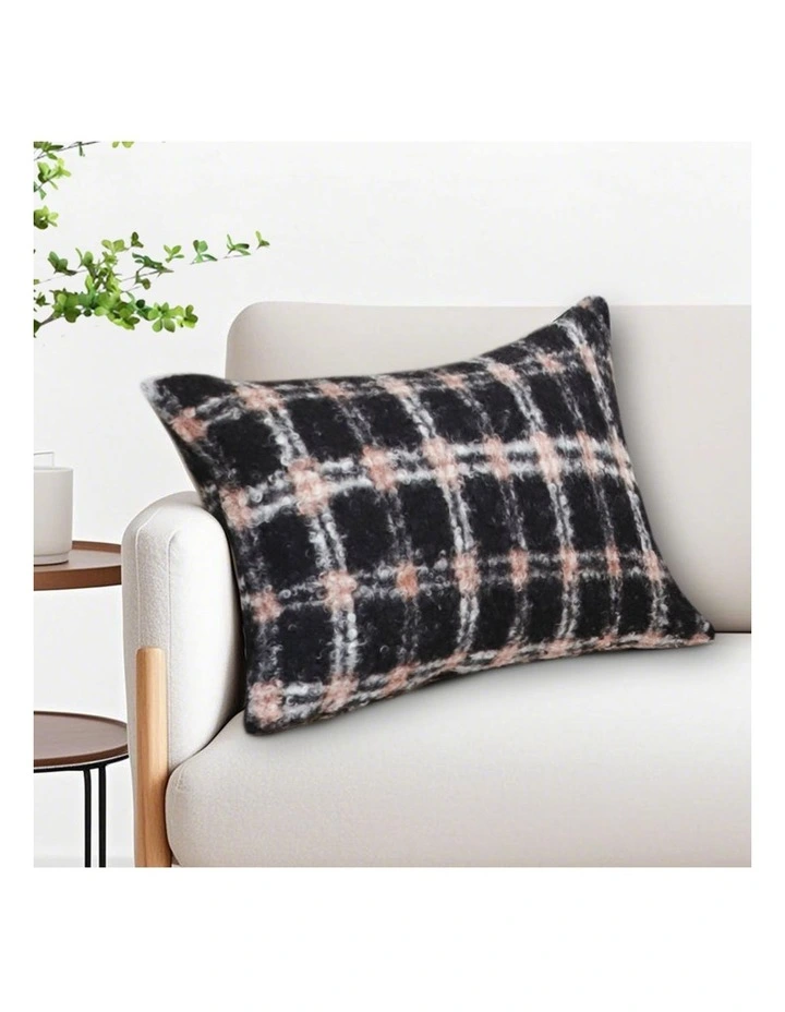 SOGA 2 Pack Plaid Cushion 35x55x18cm image 4